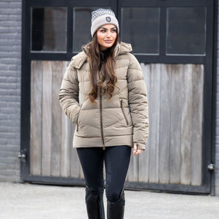 Ladies Cavallynea Quilted Coat | Peanut
