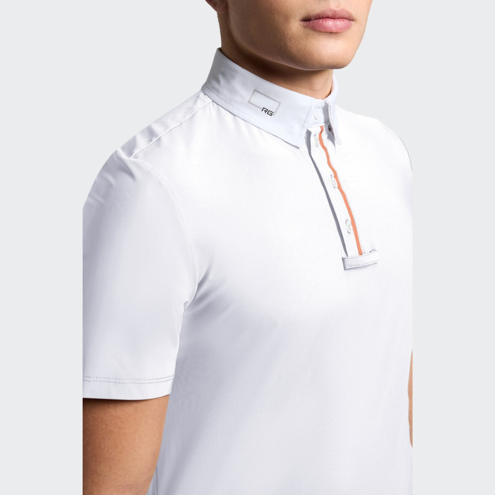 Mens RG Italy Jersey Show Shirt | Short Sleeve | White
