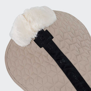 Technical Fabric + Sheepskin Half Pad | Cobblestone