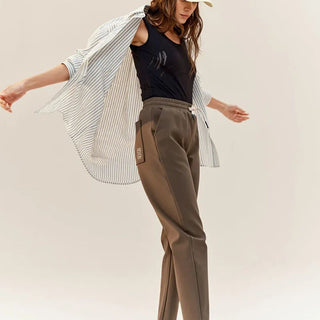 Ladies Ali Soft Technical Pants | Green Bronze