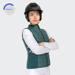 Ladies Kloé Down Padded Vest | Emerald Green