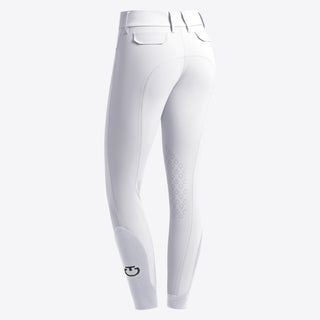 Ladies American Breeches With Back Pocket | High Rise | White