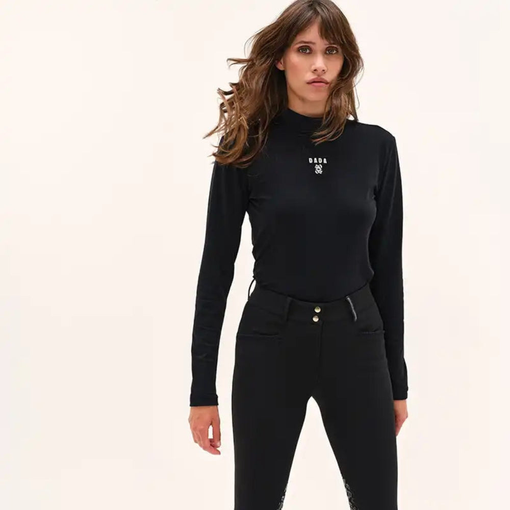 Ladies Ernest Training Polo | Long Sleeves | Black