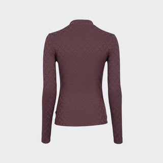 Ladies Cavaldelma Turtleneck Training Polo | Dusty Plum