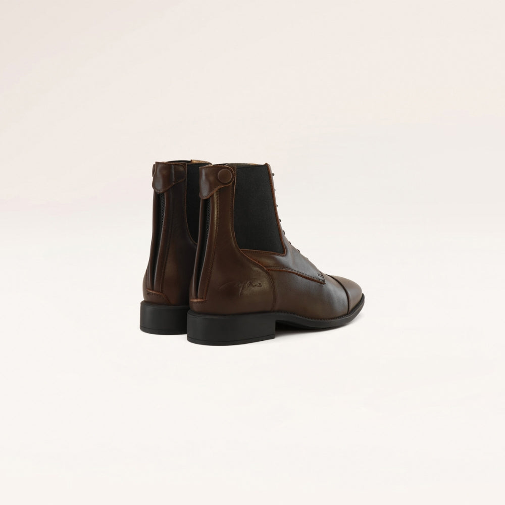 Short Boots Front Laces | Brown