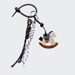 Multi Charm W/Cord on Heart Keyring | Storm