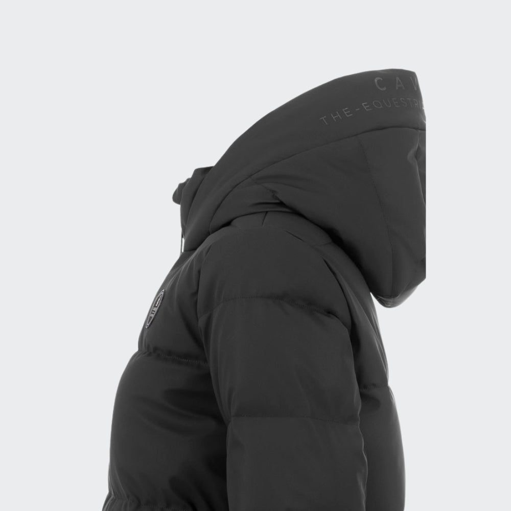 Ladies Cavalreza Maxi Padded Coat | Black