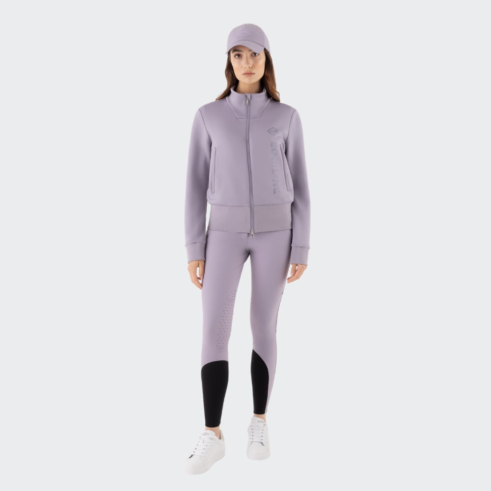Ladies Eqglempa Full Zip Sweater | Mauve