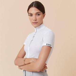 Ladies Helios Short Sleeve Competition Polo | White