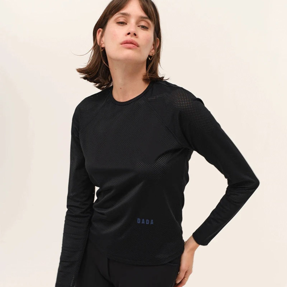 Ladies Jazz Micro Perforated Training Polo | Black