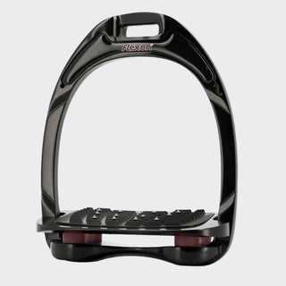 Black Aluminium Stirrups | Brown