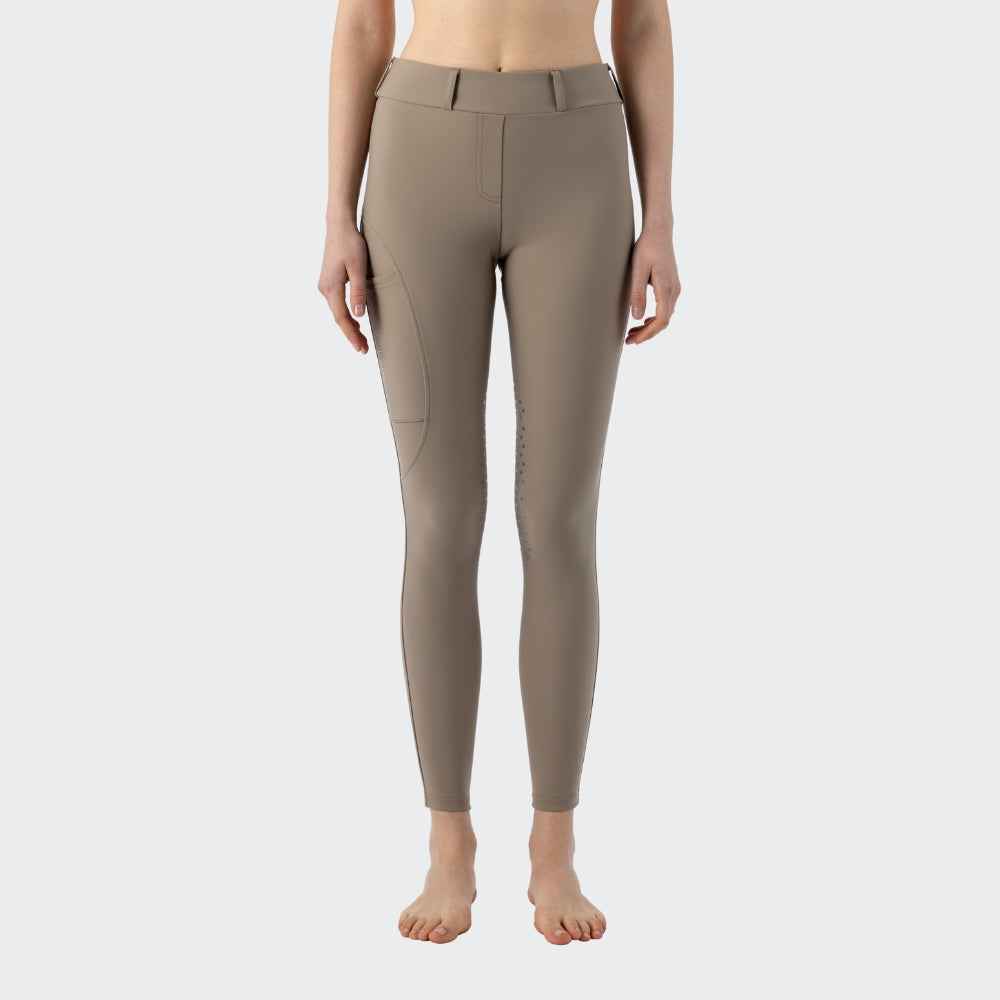 Ladies Ednak Legging Breeches | Knee Grip | Dune