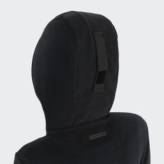 Ladies Full Zip Fleece Hoodie | Black