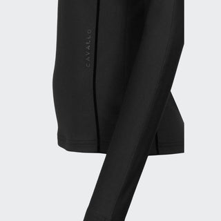 Ladies Cavaldivya Half Zip Training Polo | Black