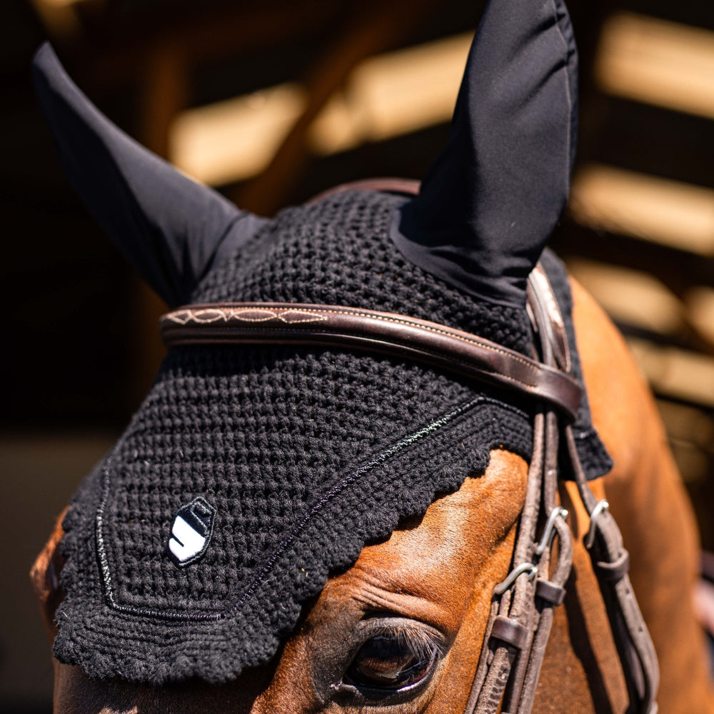 FlyShield Embroidery Fly Hood | Black