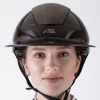 Xanto Helmet | Sun Visor | Swarovski Top | Coffee Bean