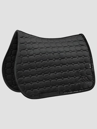 Equenti Velvet Octagon Saddle Pad | Black