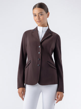 Ladies Eqjacky Show Jacket | Coffee Bean