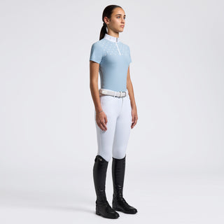 Girls CT Logo Print Show Shirt | Short Sleeves | Baby Blue