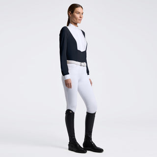 Ladies American Long Sleeve Show Shirt | Navy