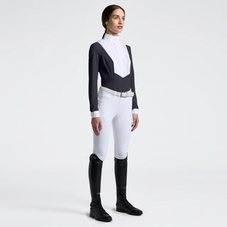 Ladies American Show Shirt | Long Sleeves | Charcoal