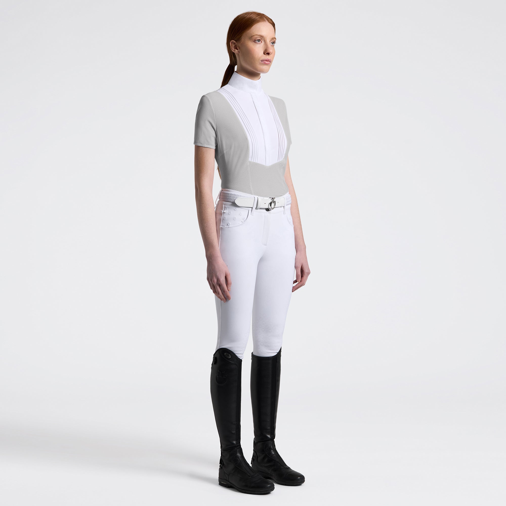 Ladies American Show Shirt | Short Sleeves | Belgian Block