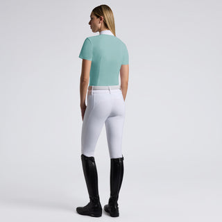 Ladies CT Heat Sealed Perforated Bib Show Shirt | Short Sleeves | Mint