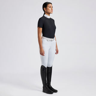 Ladies CT Heat Sealed Perforated Bib Show Shirt | Short Sleeves | Navy