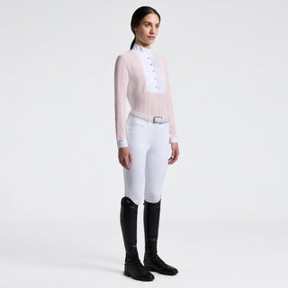 Ladies CT Jacquard Show Shirt | Long Sleeves | Violet Ice