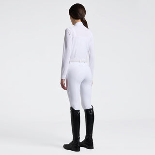 Ladies CT Perforated Show Shirt | White