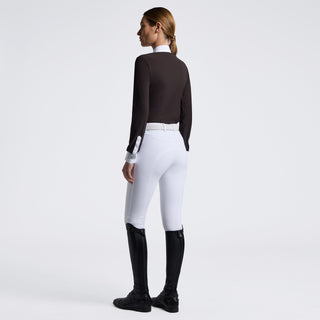 Ladies CT Perforated Show Shirt | Long Sleeves | Espresso
