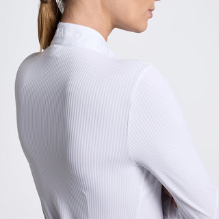 Ladies CT Show Shirt With Inserts | Long Sleeves | White