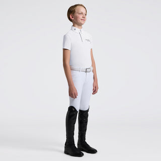 Boys CT Jersey Embroidery Show Shirt | White