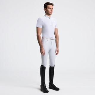 Mens CT Jersey W/Pocket Show Shirt | White