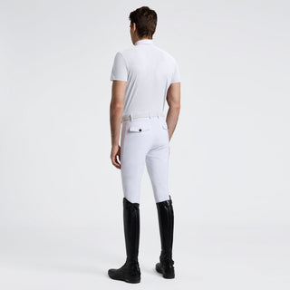 Mens CT Jersey Show Shirt With Pocket | White
