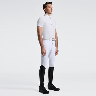 Mens CT Jersey Zip Show Shirt | White