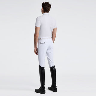Mens CT Jersey Zip Show Shirt | White