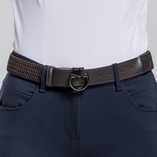 Ladies Elastic CT Clasp Belt | Espresso