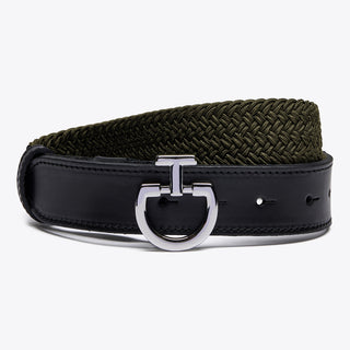 Ladies Elastic CT Clasp Belt | Winter Moss