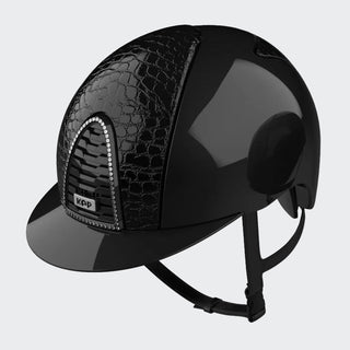 Cromo 2.0 Polish Black | Front & Rear Panels Cocco Style Black Leather