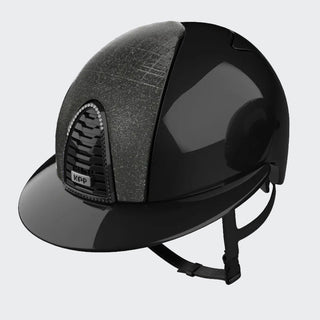 Cromo 2.0 Polish Black | Polo Visor | Black Galassia Fabric Front Panel