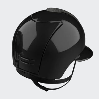 Cromo 2.0 Polish Black | Polo Visor | Black Galassia Fabric Front Panel