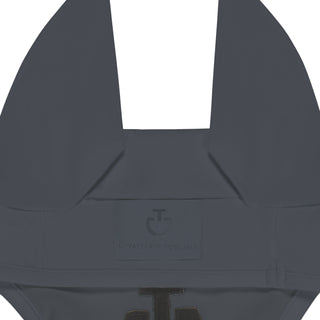 Light Weight Jersey Stripe Fly Hood | Dark Grey
