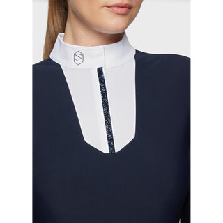 Ladies Faustine Premium Show Shirt | Navy