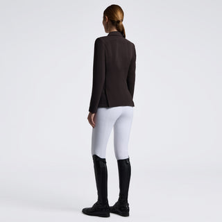 Ladies R-Evo Light Tech Knit Zip Riding Jacket | Espresso