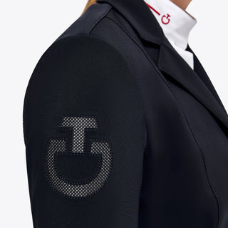 Ladies R-Evo Light Tech Knit Zip Riding Jacket | Navy