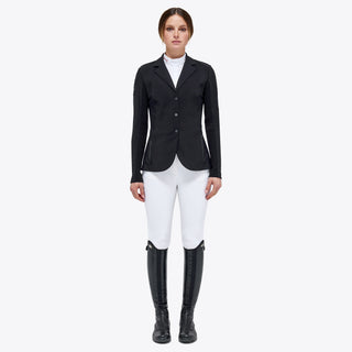 Ladies R-Evo Light Tech Knit Zip Riding Jacket | Black