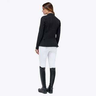 Ladies R-Evo Light Tech Knit Zip Riding Jacket | Black