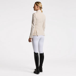 Ladies R-Evo Light Tech Knit Zip Riding Jacket | Beige