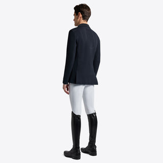 Mens R-Evo Light Tech Knit Zip Riding Jacket | Navy